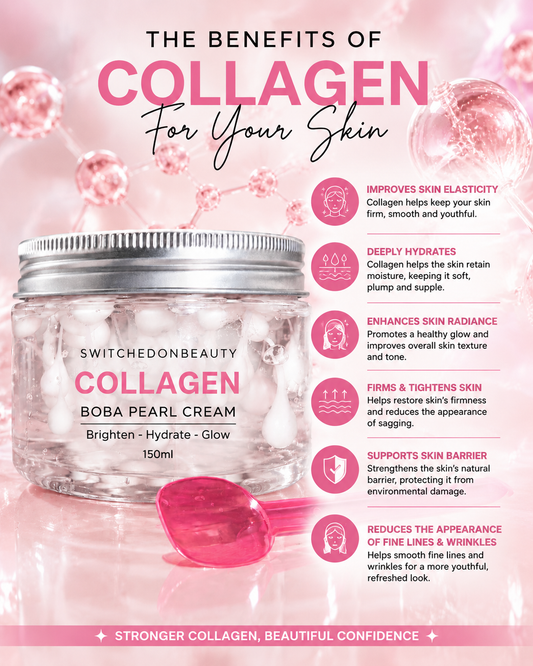 Collagen boba pearl cream