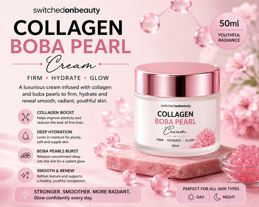 Collagen boba pearl cream